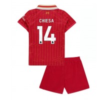 Liverpool Federico Chiesa #14 Koszulka Podstawowa dzieci 2024-25 Krótki Rękaw (+ krótkie spodenki)